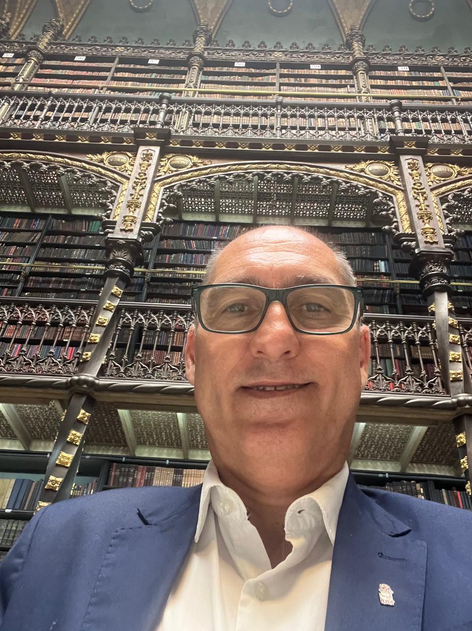 Prof. Nado no Real Gabinete Português de Leitura