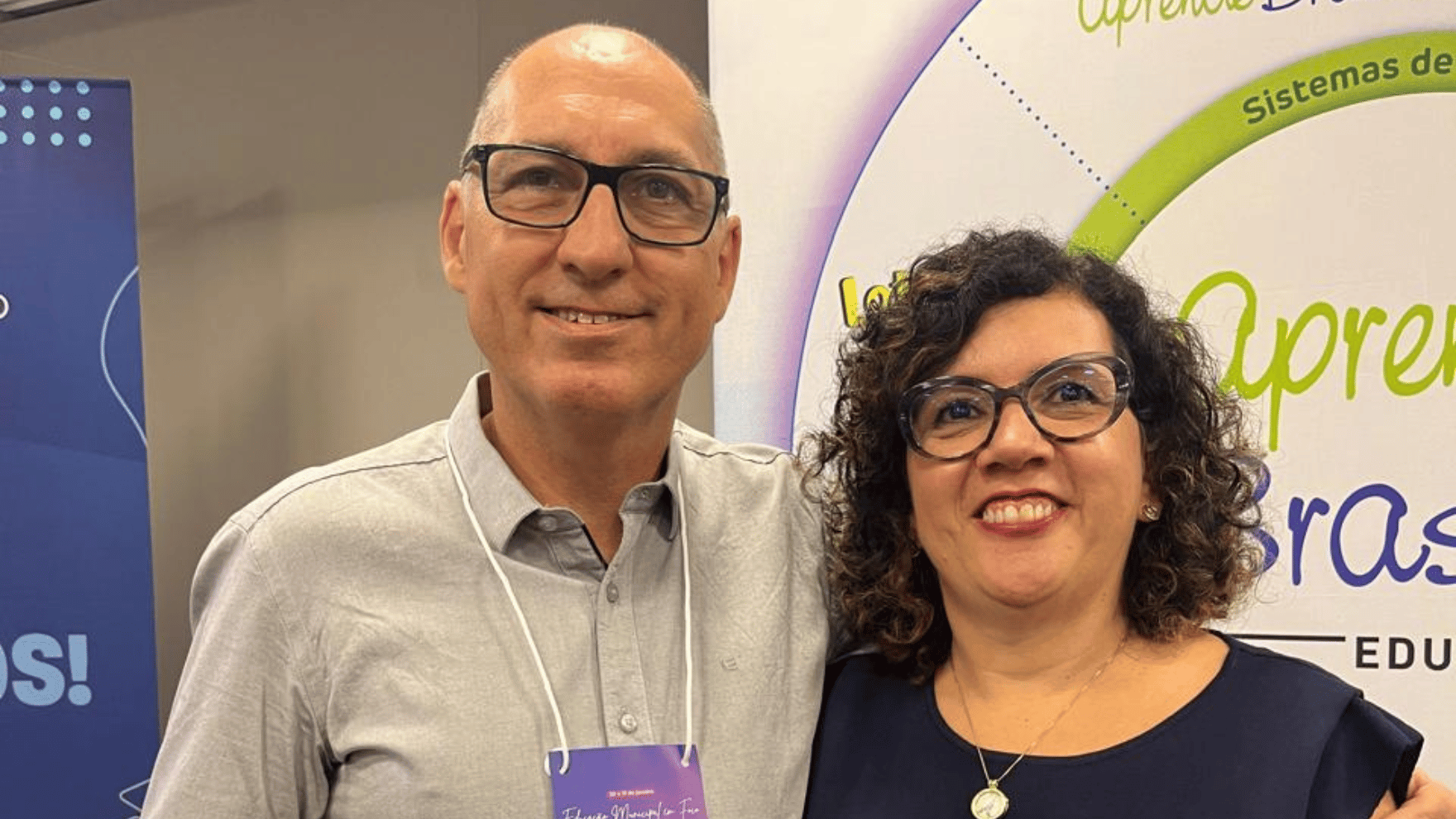 Com a professora Fátima, presidente do Conselho Estadual da Educação- RS