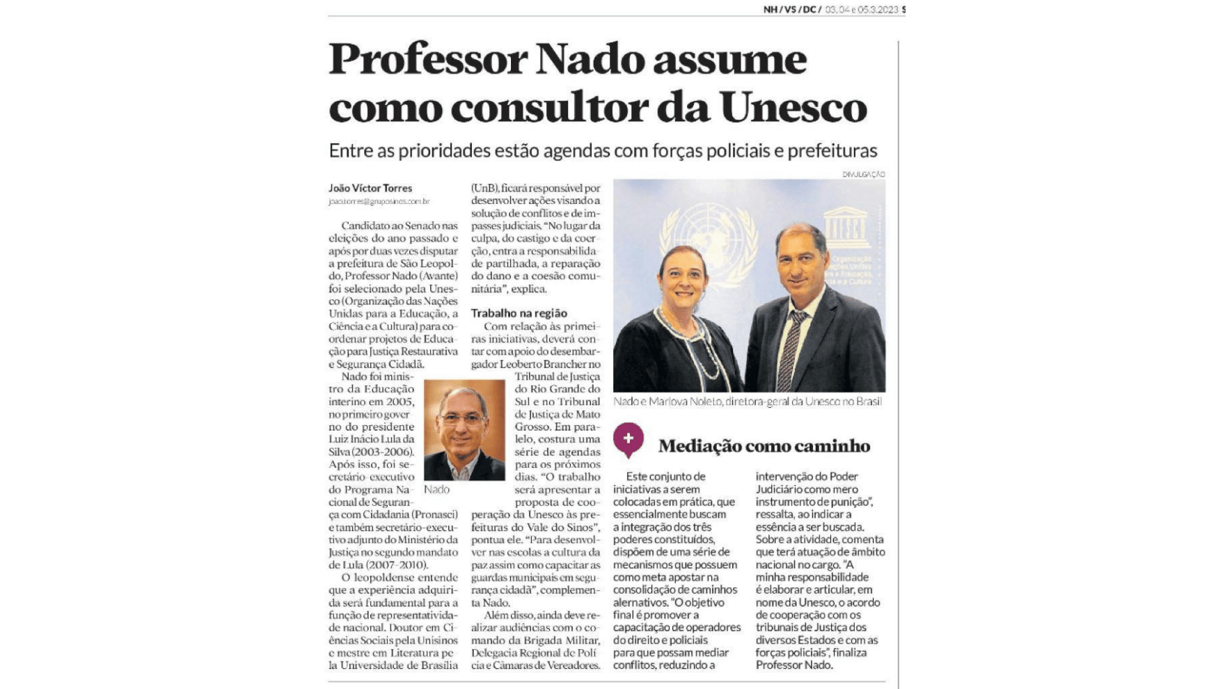 Consultor da Unesco