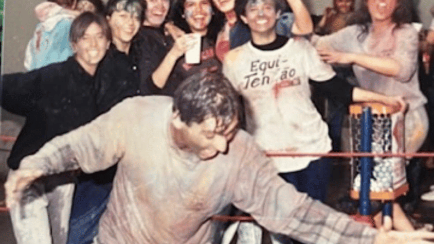 Festa dos aprovados do vestibular da UFRGS.