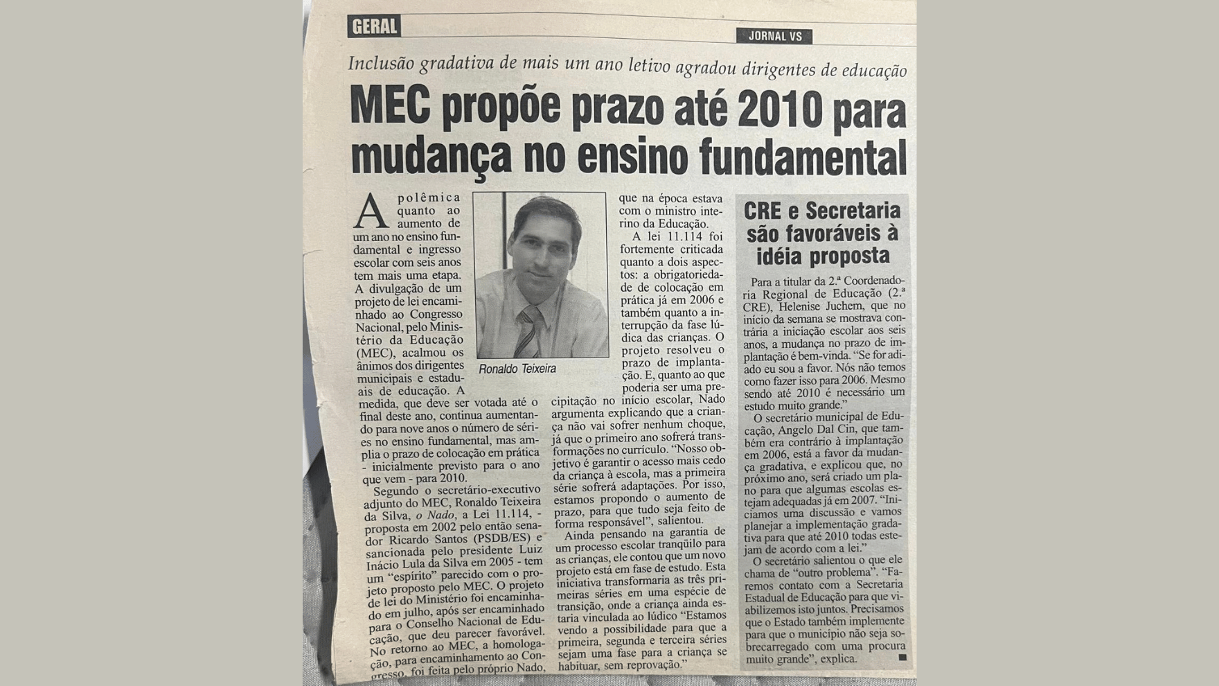 Ministro da Educação Interino